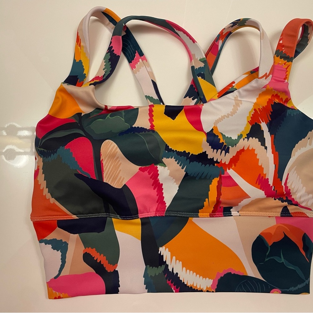 Senita Sierra Majorca Print Sports Bra